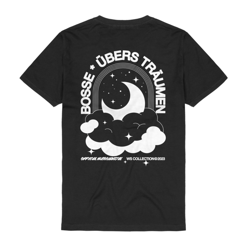 Übers Träumen - Mond in den Wolken von Bosse - Unisex T-Shirt jetzt im Bosse Store